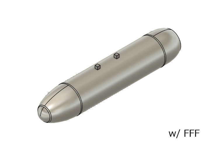 【在庫品】1/72スケール LAU-5003 ロケットポッド 2本(プラスチックモデル用品)