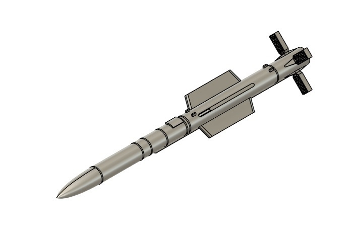 【在庫品】1/72スケール R-77 (AA-12) 2本(プラスチックモデル用品)