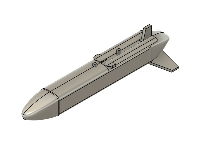 【在庫品】1/72スケール ADM-141A/B TALD 2本(プラスチックモデル用品)