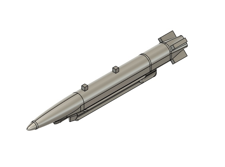 【在庫品】1/72スケール GBU-39 SDB 4本 + BRU-61/A兵装ラック(プラスチックモデル用品)