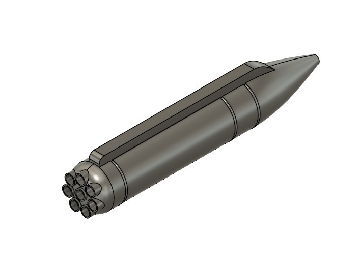 ORO-57K ロケットポッド 2本(1/72スケール プラスチックモデル用品)