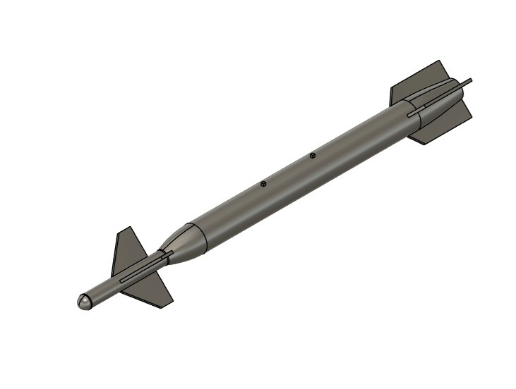 GBU-28 2本(1/72スケール プラスチックモデル用品)