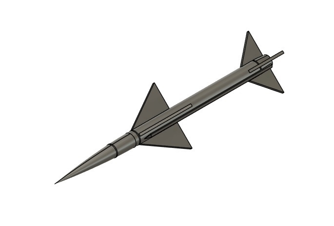 AIM-7A (AAM-N-2) スパローI 2本(1/72スケール プラスチックモデル用品)