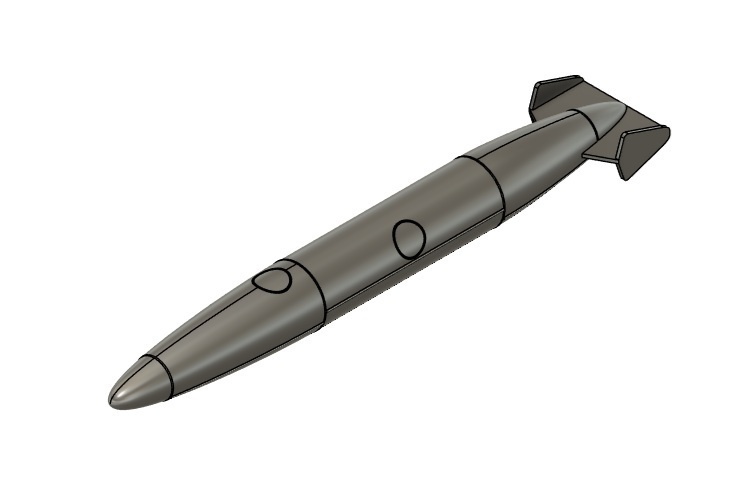 RP62 MirageIII用1300L増槽 2本(1/72スケール プラスチックモデル用品)