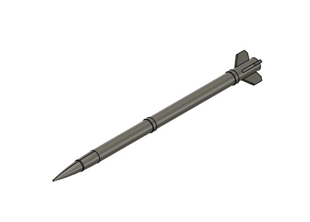 AIM-260 JATM 2本(1/72スケール プラスチックモデル用品・プロトタイプ版)