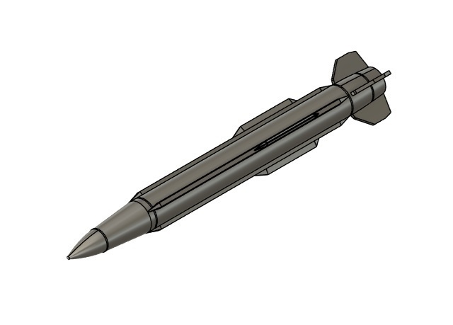 AIM-424 LRAAM 2本(1/72スケール プラスチックモデル用品・プロトタイプ版)