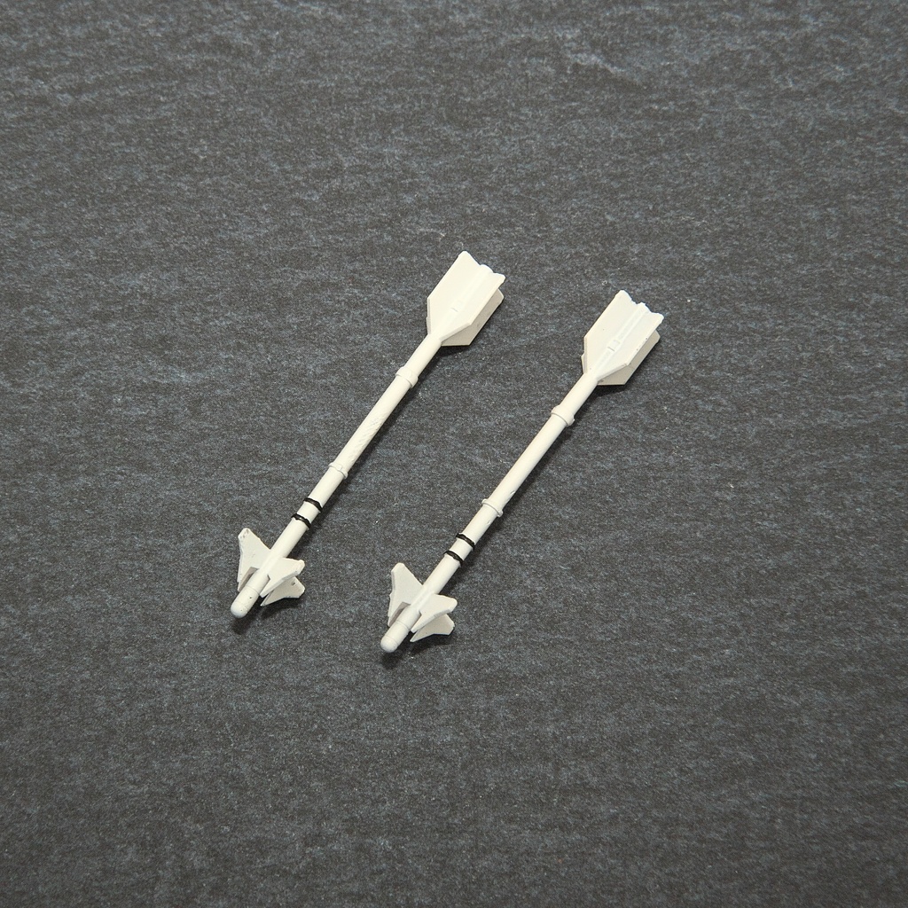 AAM-3 (90式空対空誘導弾) 2本（1/72スケール プラスチックモデル用品）