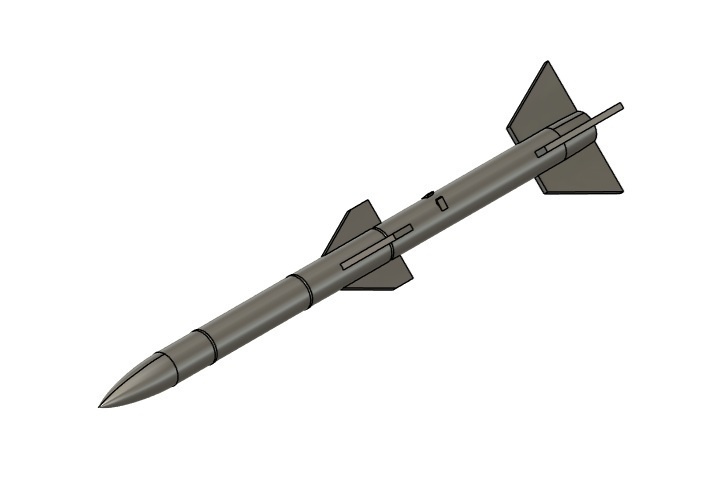AAM-4(99式空対空誘導弾) 2本(1/72スケール プラスチックモデル用品)