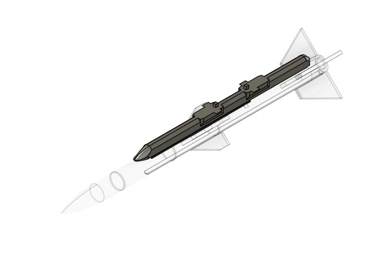 LAMS-7 AAM-4ランチャー 2本(1/72スケール プラスチックモデル用品)