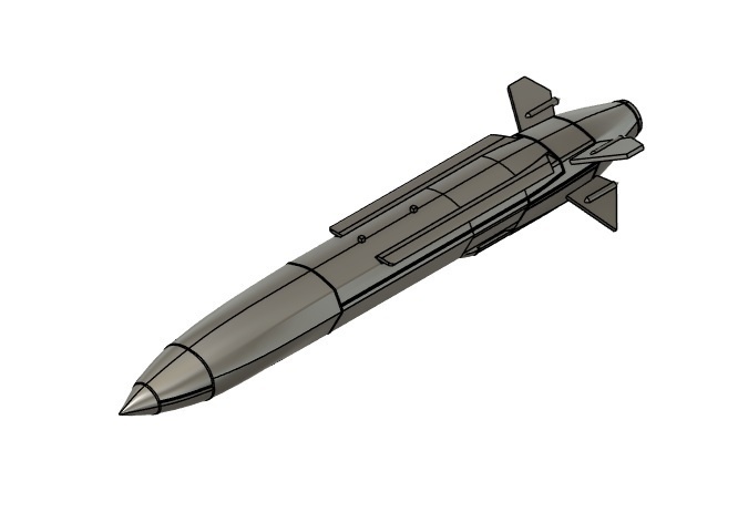12式地対艦誘導弾能力向上型 (空発型) 2本(1/72スケール プラスチックモデル用品)
