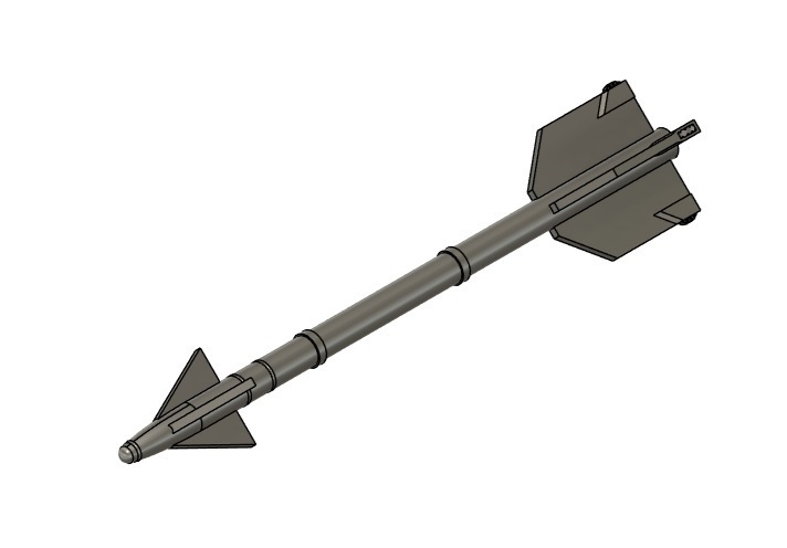 AIM-9D サイドワインダー(1/72スケール プラスチックモデル用品)