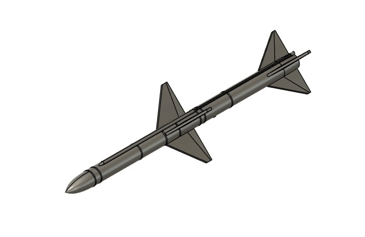 AIM-7M スパロー(1/72スケール プラスチックモデル用品)