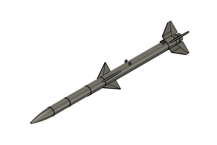 AIM-120A/B AMRAAM(1/72スケール プラスチックモデル用品)
