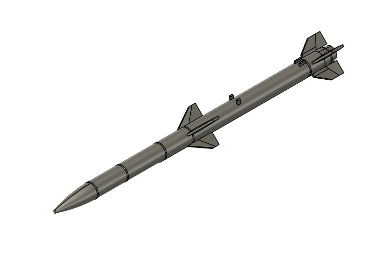 AIM-120C/D AMRAAM(1/72スケール プラスチックモデル用品)