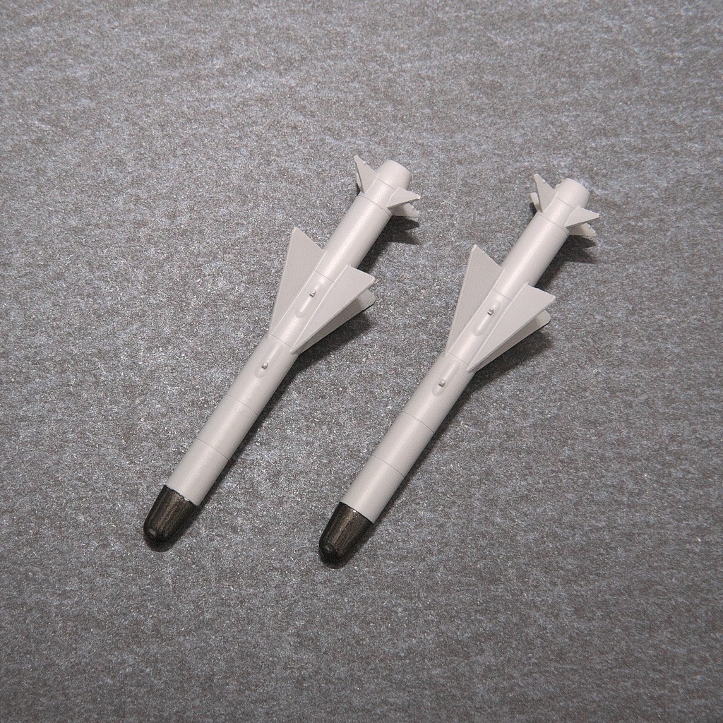 ASM-1 (80式空対艦誘導弾) 2本（1/72スケール プラスチックモデル用品）