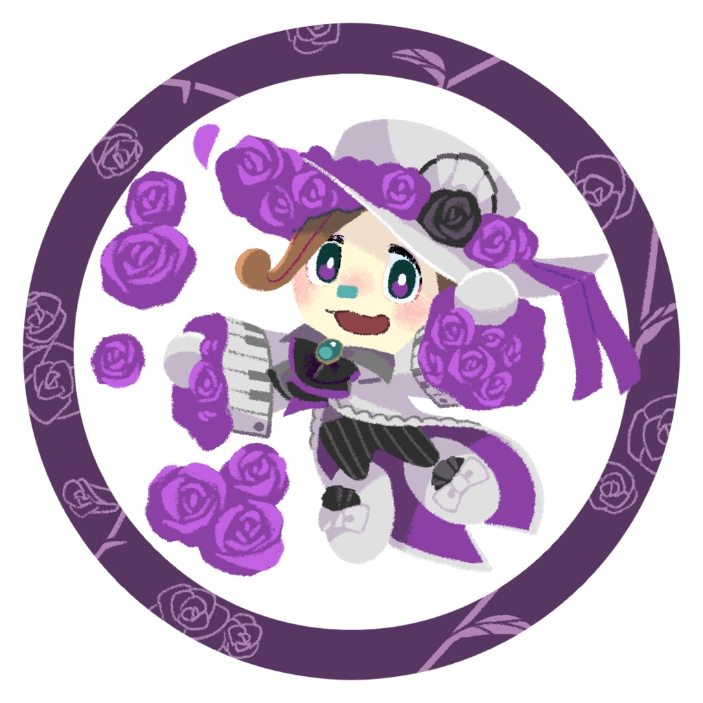 コースター(🌏♪・薔薇)