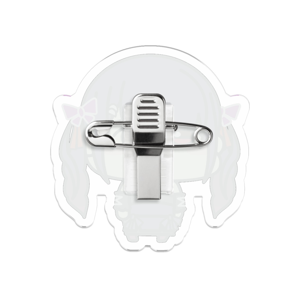 クレオメ蝶舞アクリルバッジ