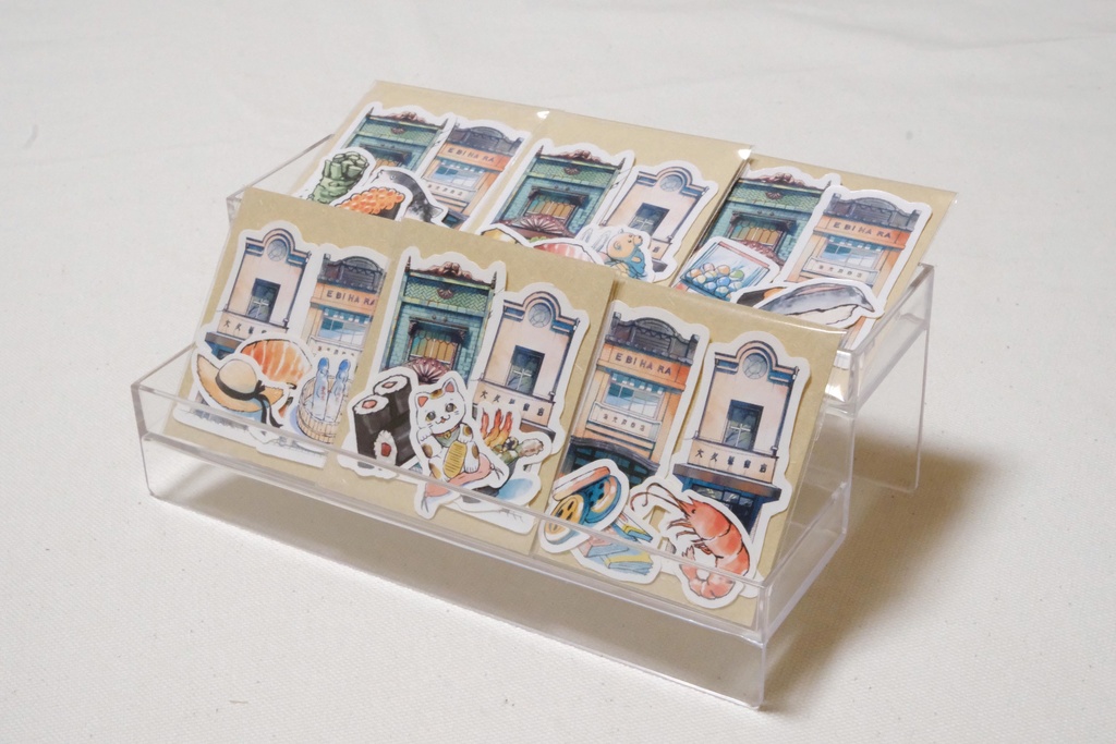 看板建築 ミニステッカー5枚セット