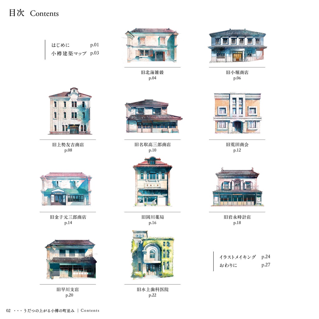 小樽建築-うだつの上がる小樽の町並み-