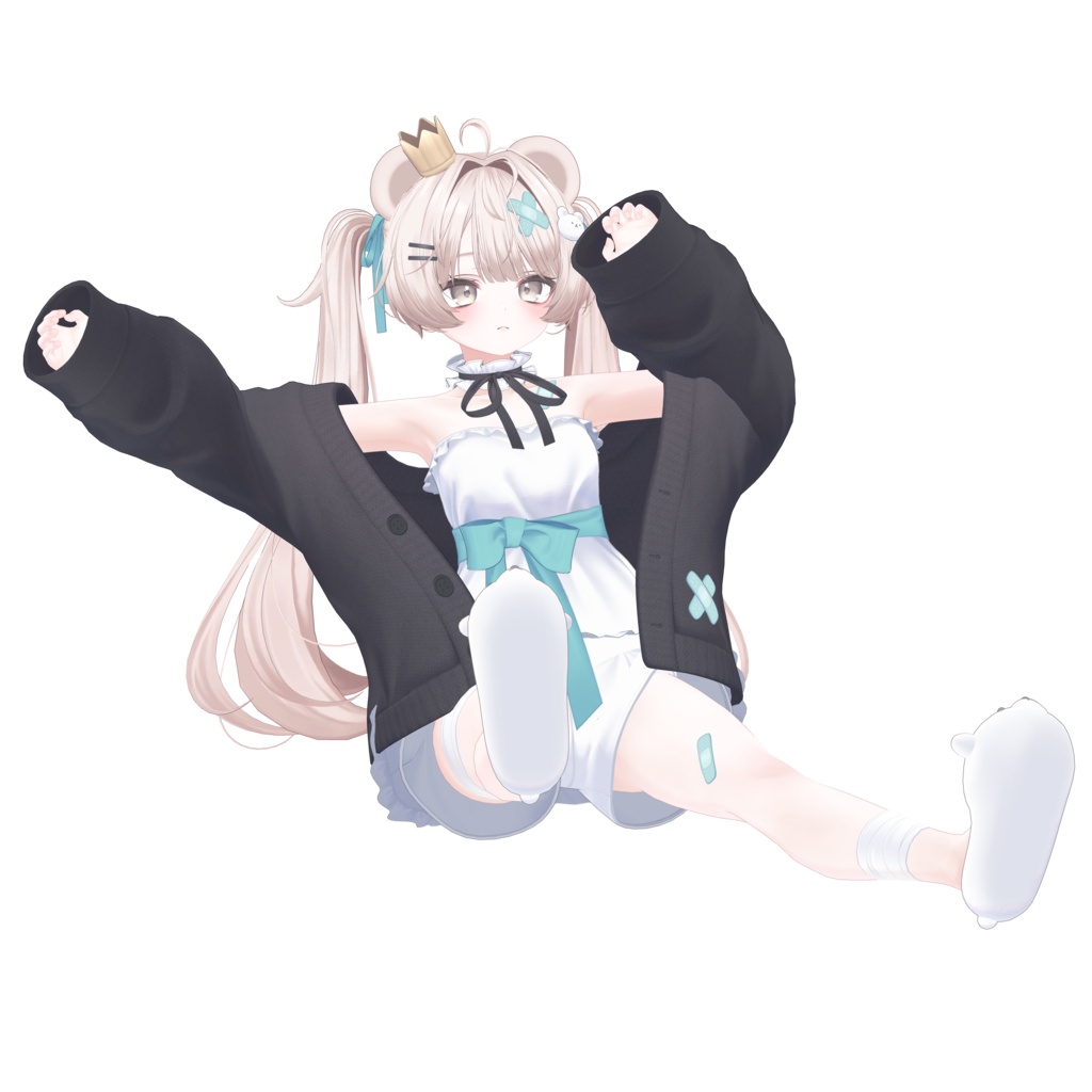すべりねこ pose