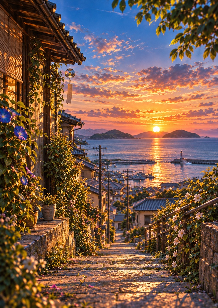 夏の余白|SUMMER'S AFTERGLOW|背景素材