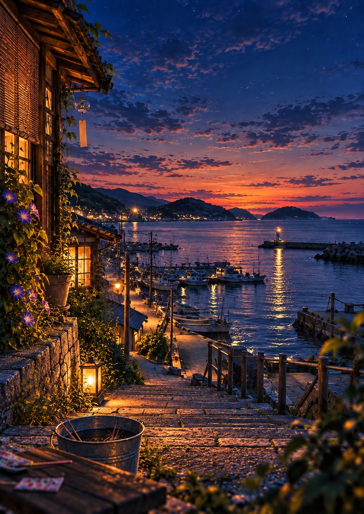 夏の余白|SUMMER'S AFTERGLOW|背景素材