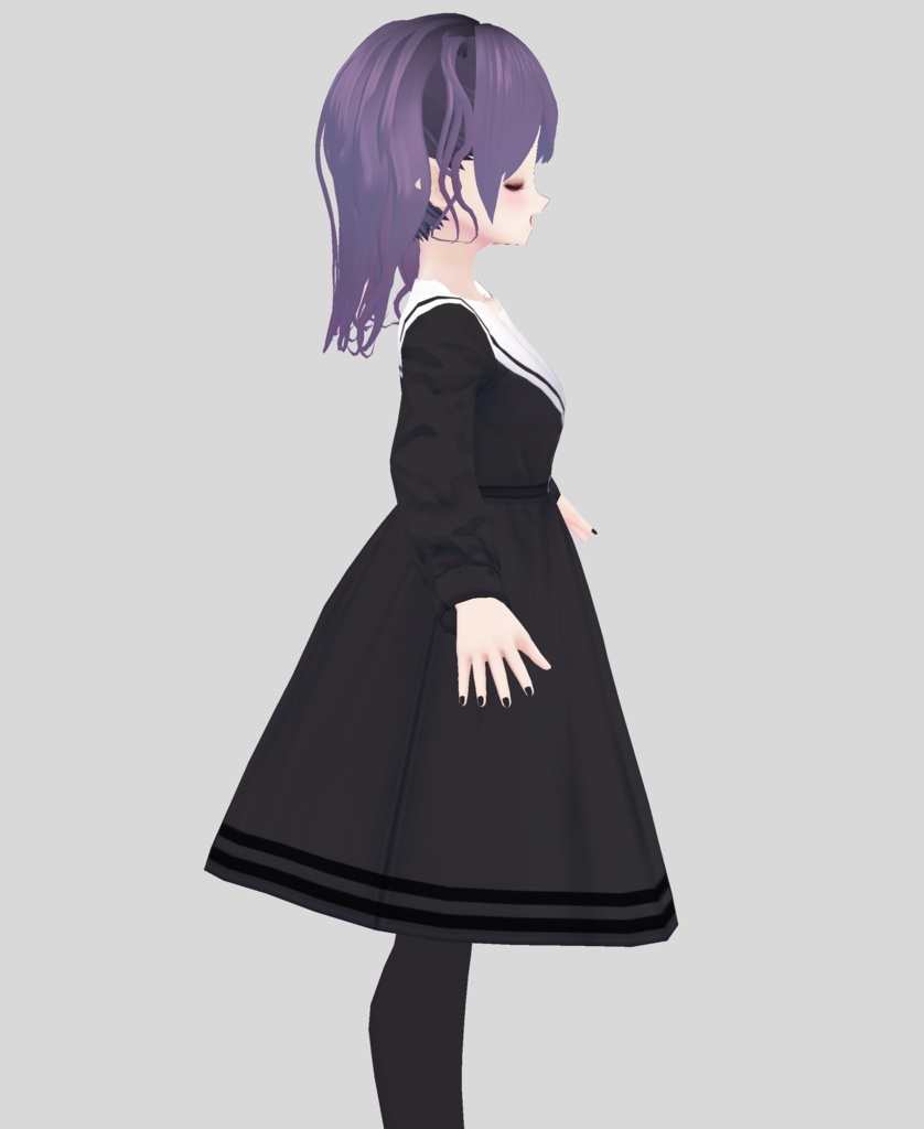 【無料】お上品セーラーワンピ【VRoid】