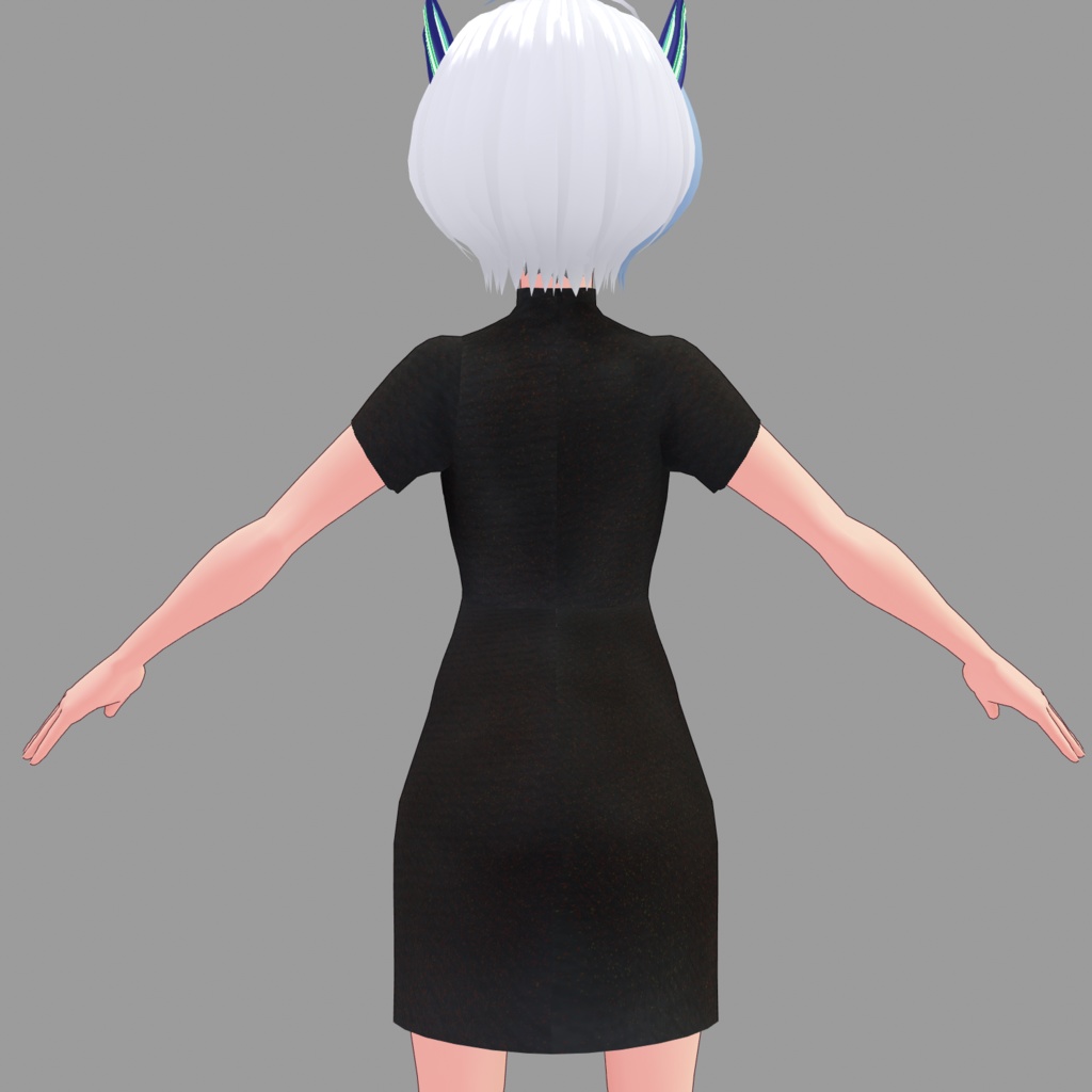 額縁ペンシルドレス【VRoid】