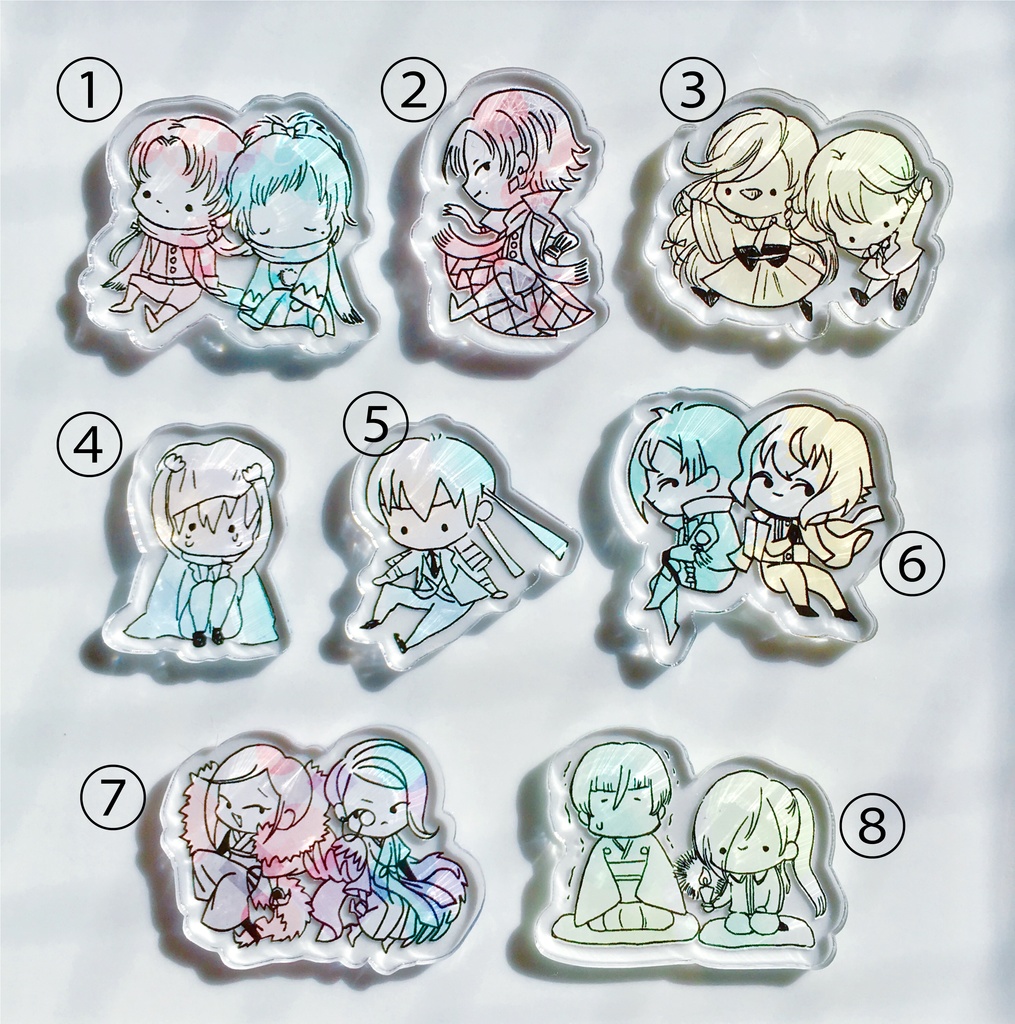 刀剣乱舞　アクリルピンバッジ