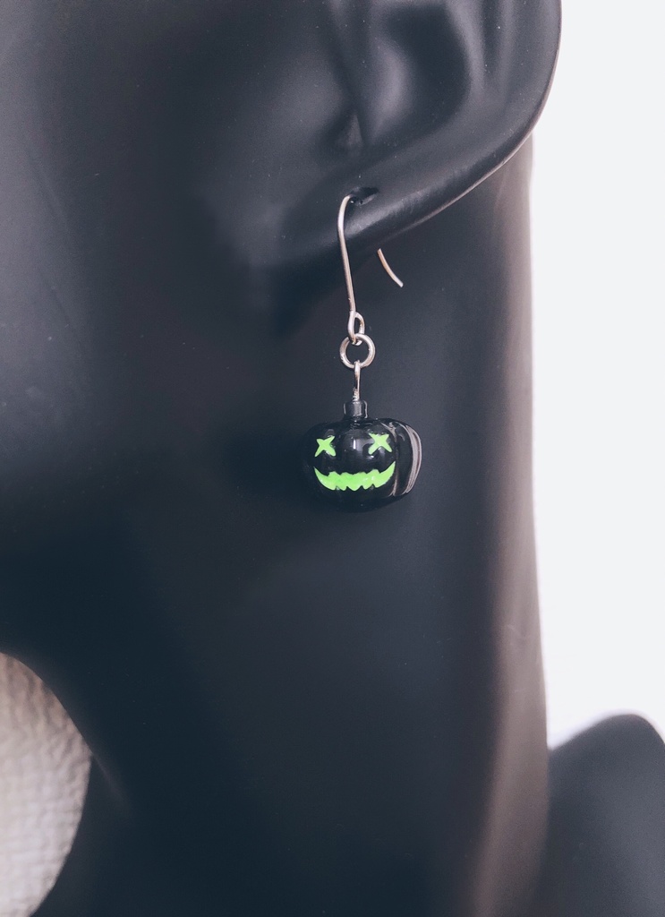 ハロウィンピアス(ジャック・オ・ランタン)