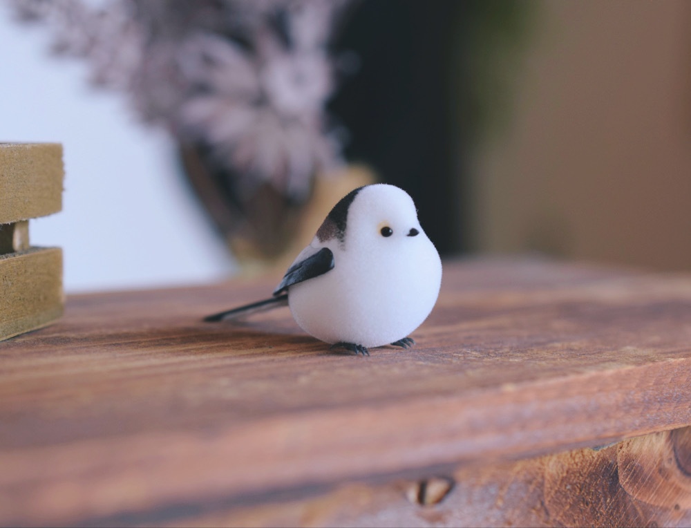 シマエナガのミニフィギュア(バージョン2)