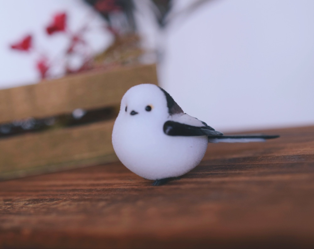 シマエナガのミニフィギュア(バージョン2)