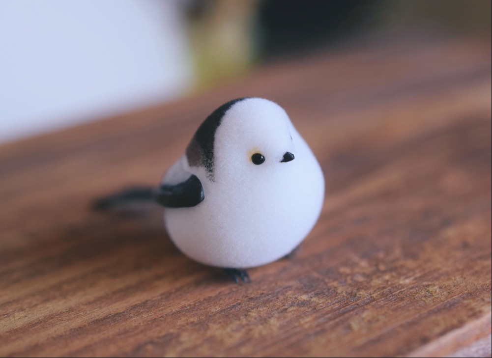 シマエナガのミニフィギュア(バージョン2)