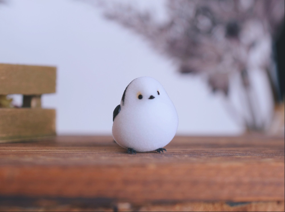 シマエナガのミニフィギュア(バージョン2)