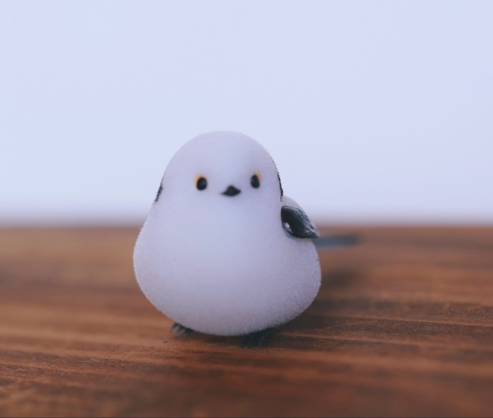 シマエナガのミニフィギュア(バージョン2)