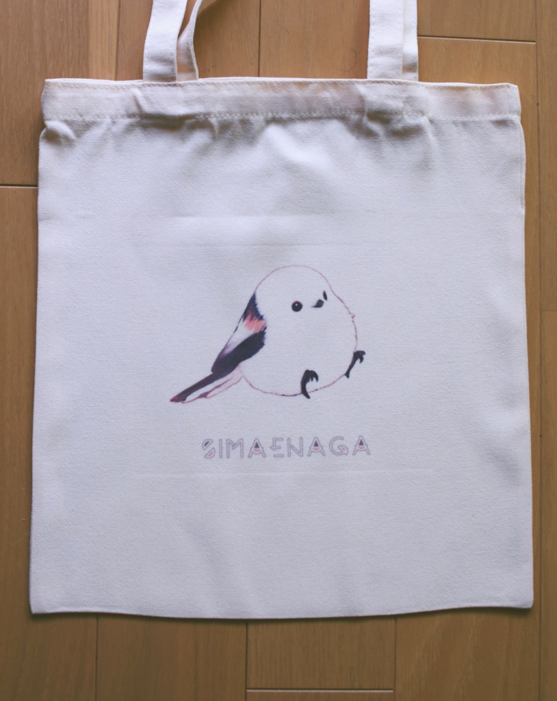 シマエナガのトートバッグ