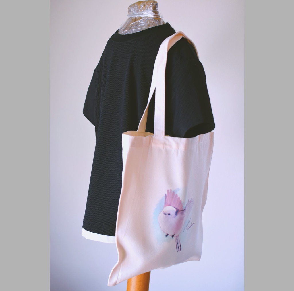 シマエナガのトートバッグ