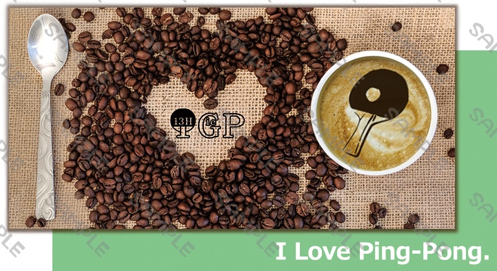 I Love Ping-Pong Tシャツ-白