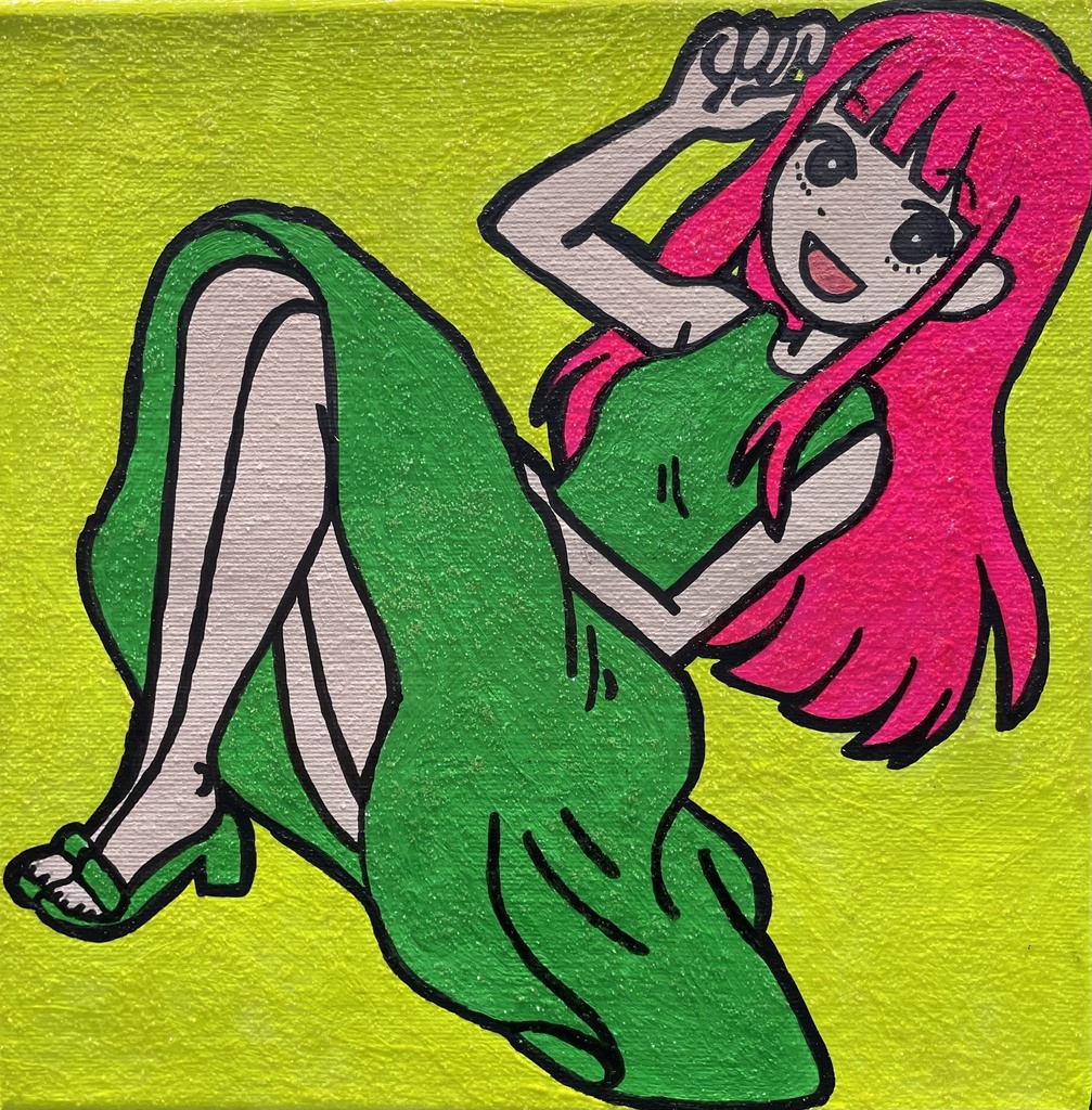 キャンバスアート「キラキラちゃん」