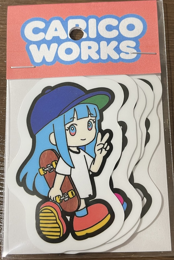 やんやんスケボーステッカー　かんぺきパック