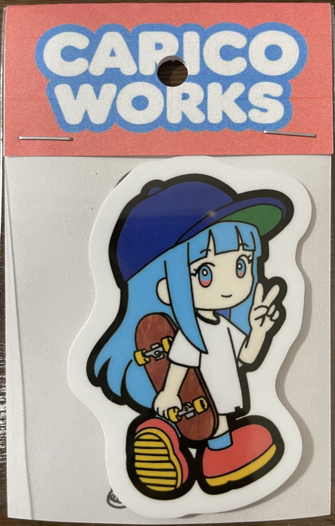 やんやんスケボーステッカー・フルカラー