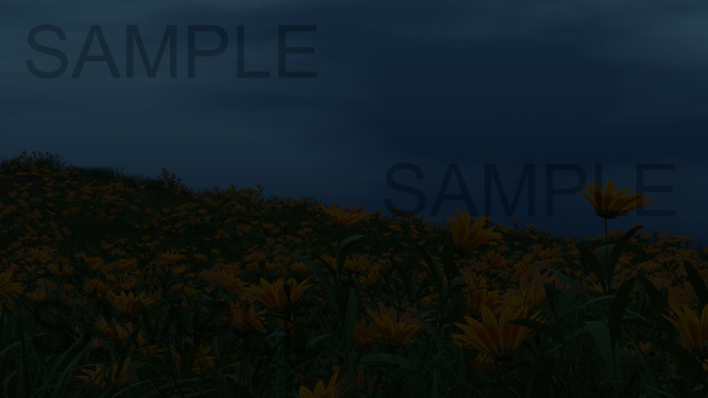 【TRPG背景素材】黄色い花畑(自然)