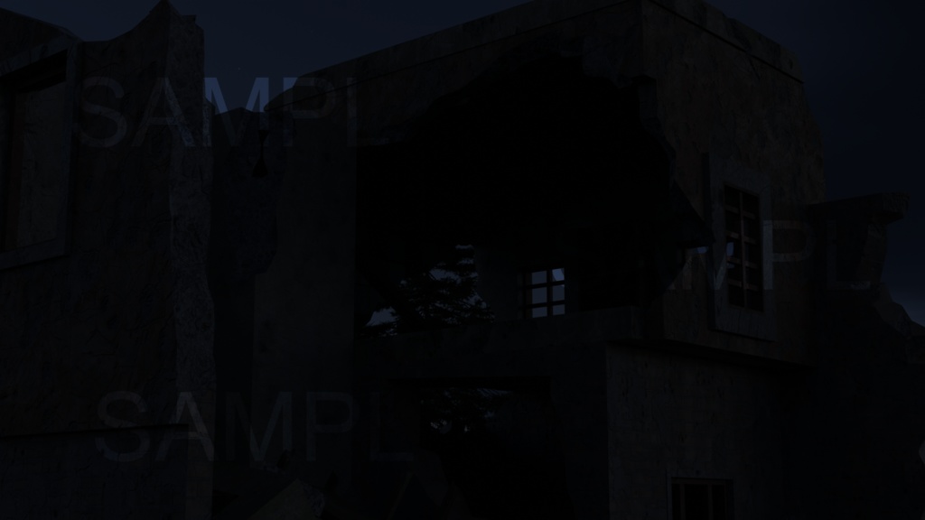 【TRPG背景素材】小さな廃墟(廃墟)