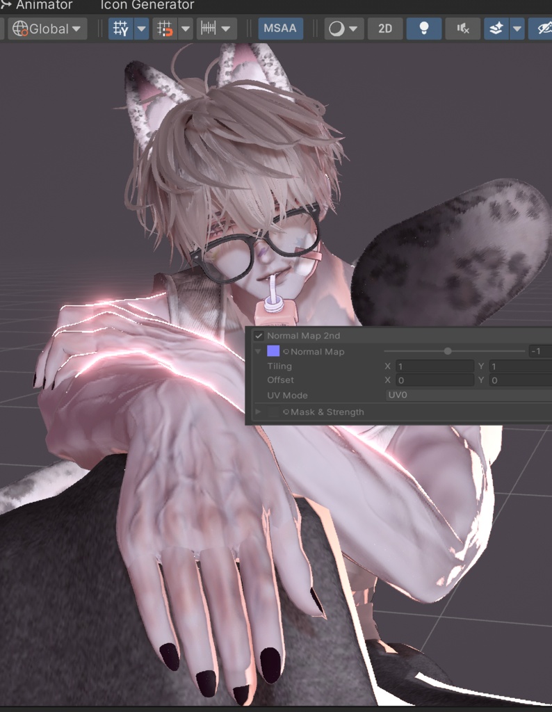 【水瀬/Minase】 Hand Texture