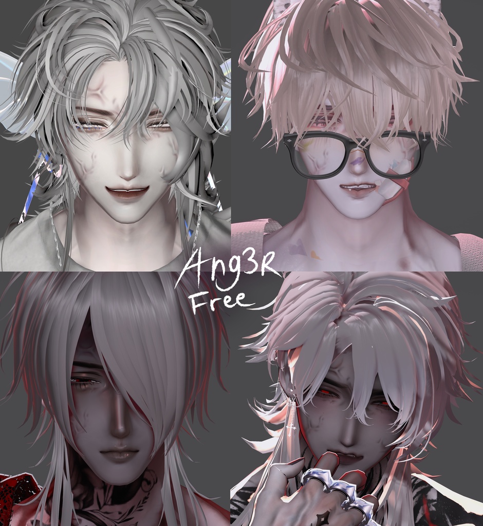 【水瀬/Minase】 A Bite (Fang Shapekey & Liltoon Preset)