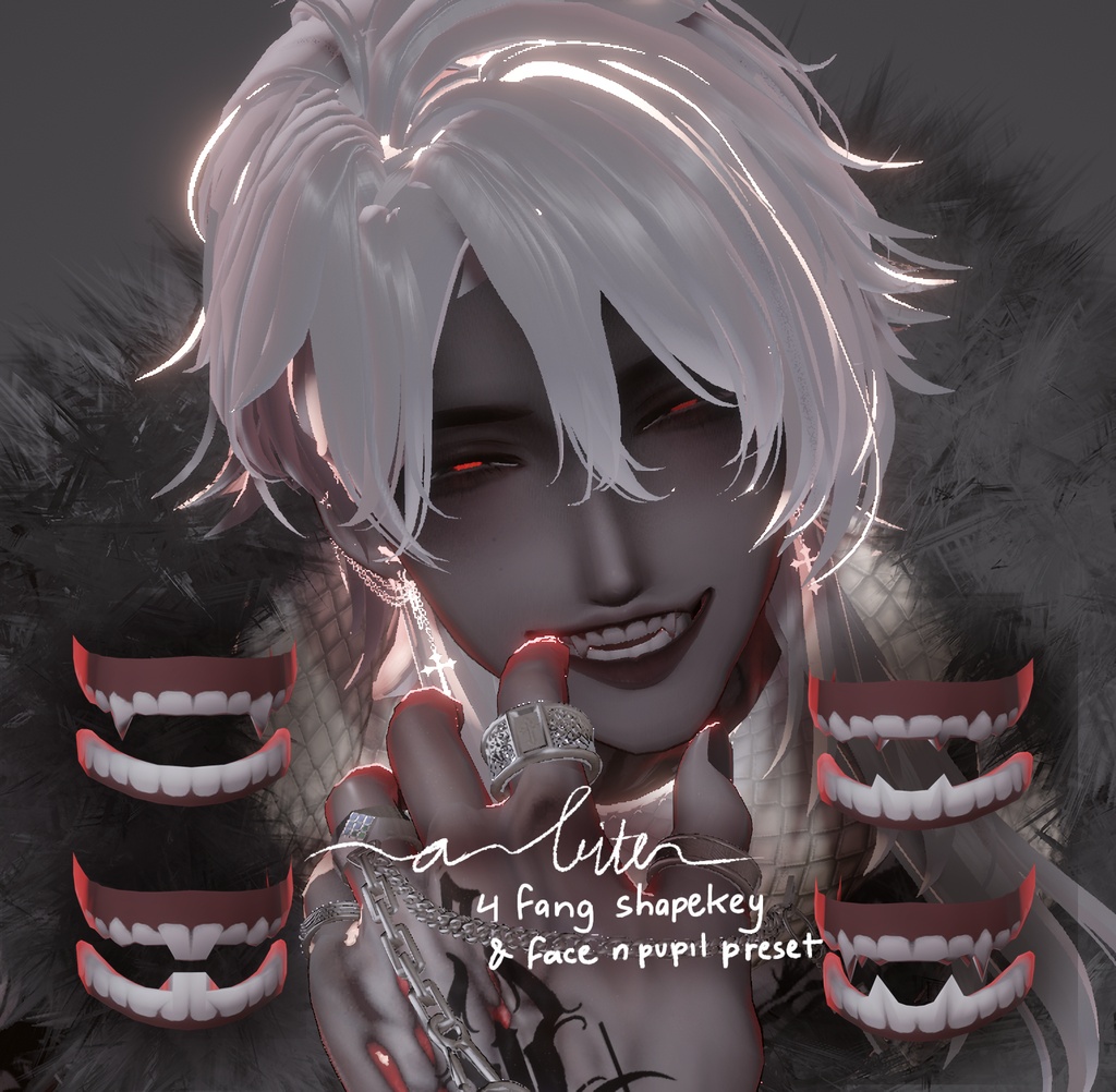  【水瀬/Minase】 A Bite (Fang Shapekey & Liltoon Preset)
