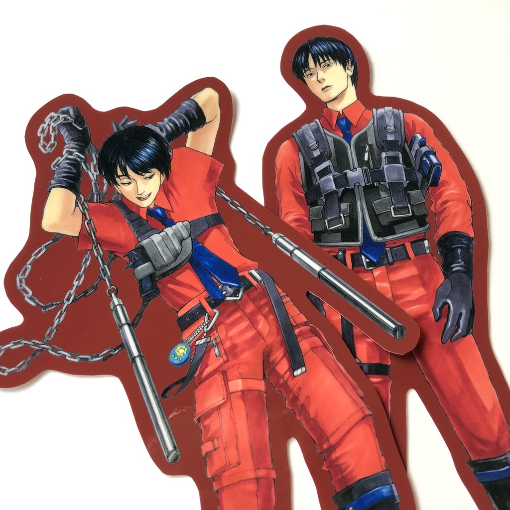 ASSASSIN TWINS -Big Stickers-