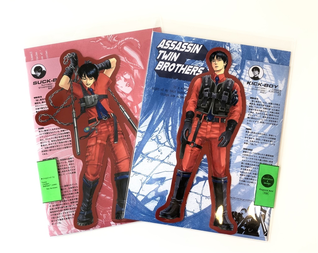 ASSASSIN TWINS -Big Stickers-