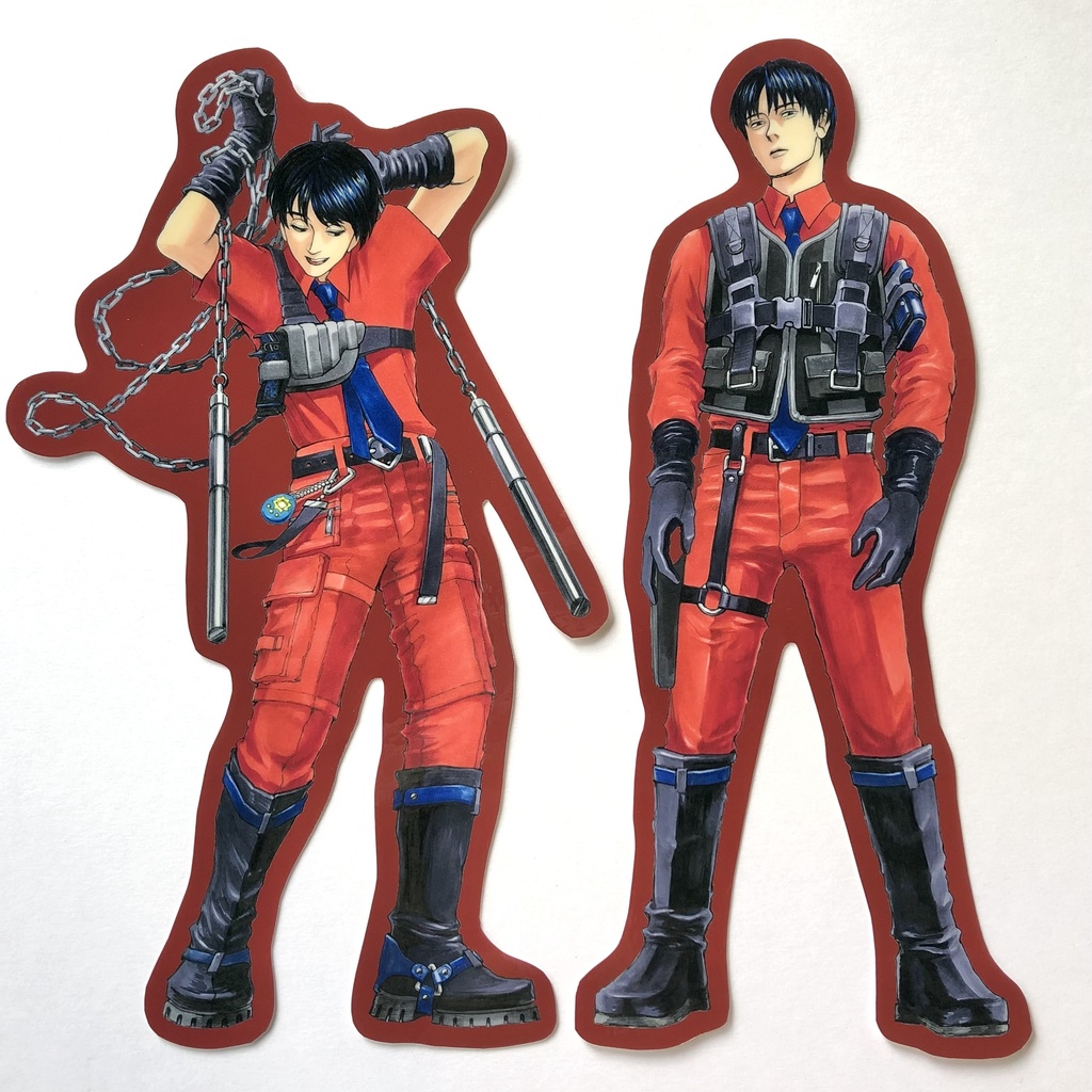 ASSASSIN TWINS -Big Stickers-