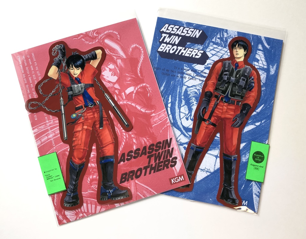 ASSASSIN TWINS -Big Stickers-